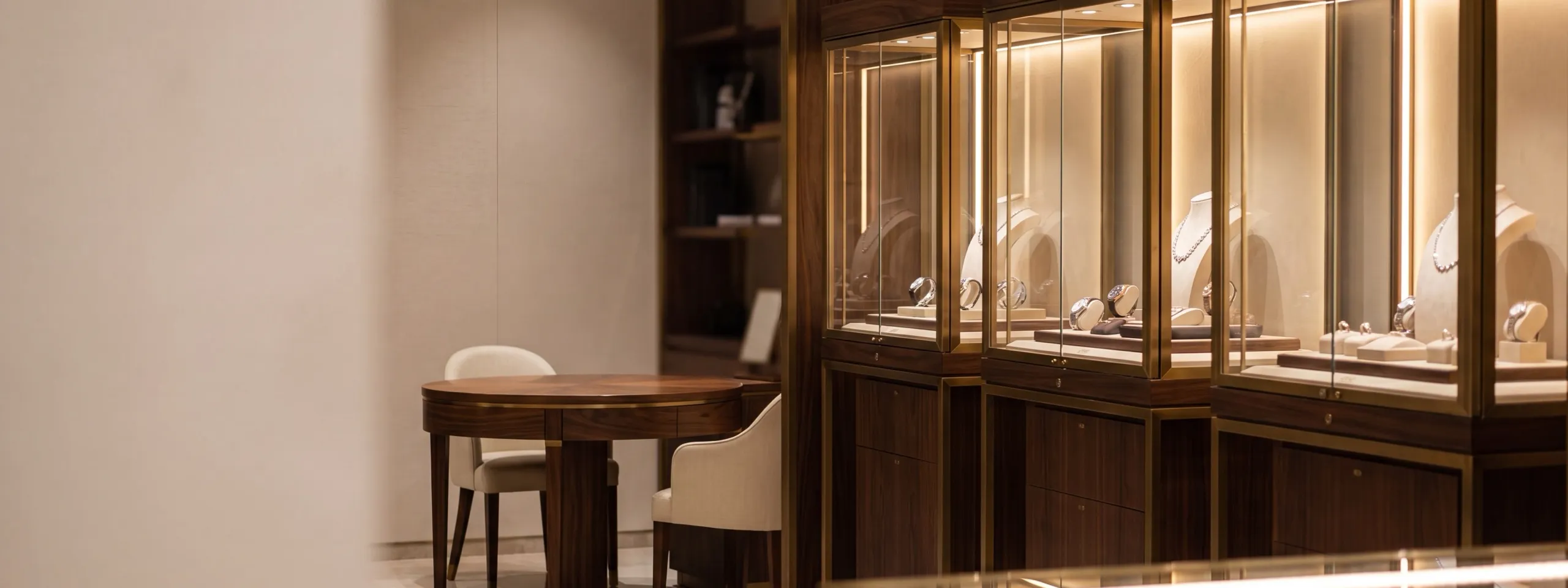 Salon-Interieur des Juweliers in Berlin-Charlottenburg